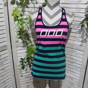 With Love striped workout t-shirt